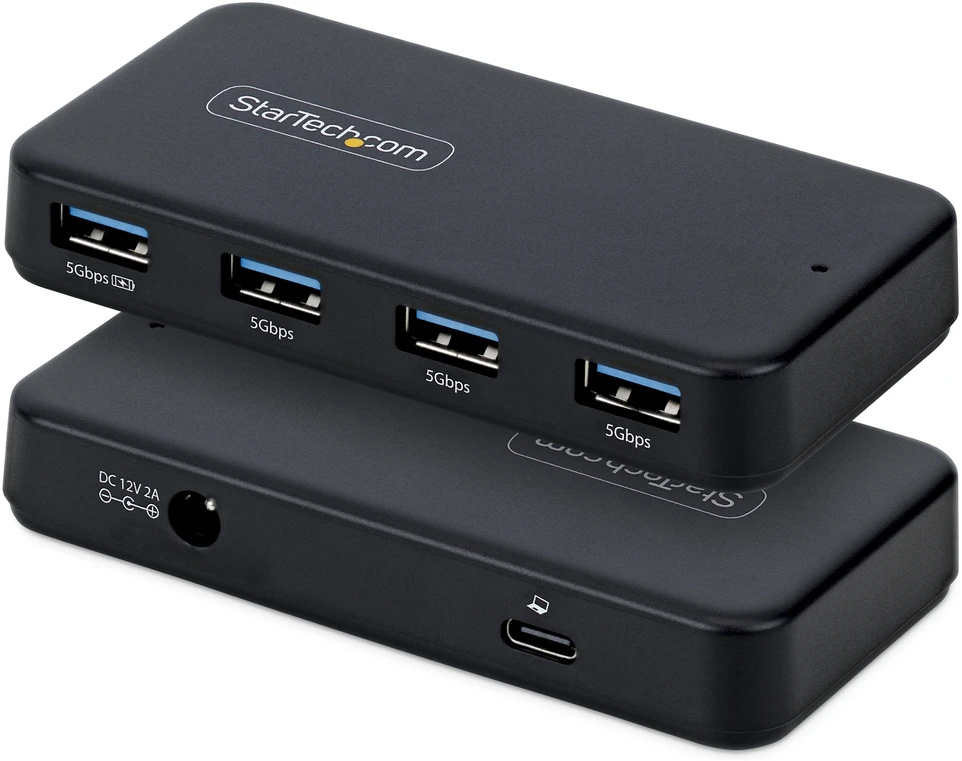 StarTech USB-A Hub 4 prievadai juodi