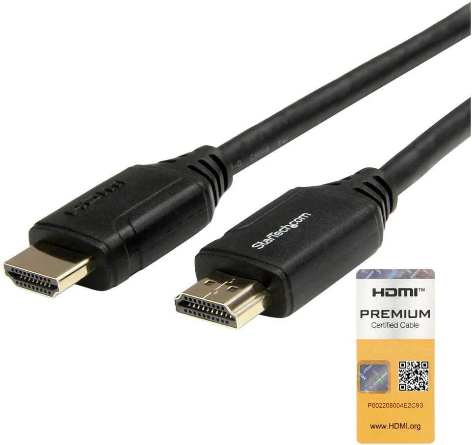 Kabelis StarTech HDMI - HDMI 0.5m juoda (HDMM50CMP)