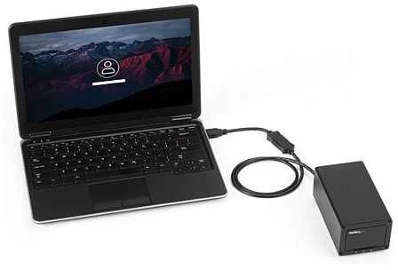 Kabelis USB StarTech USB-A - eSATA 1 m Juodas (USB3S2ESATA3)