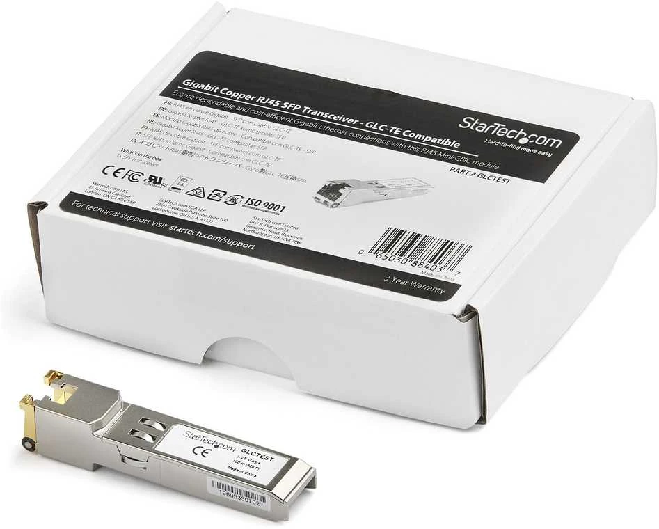 Šakotuvas Modulis SFP StarTech Modulis optyczny SFP MonoModo GLCTEST