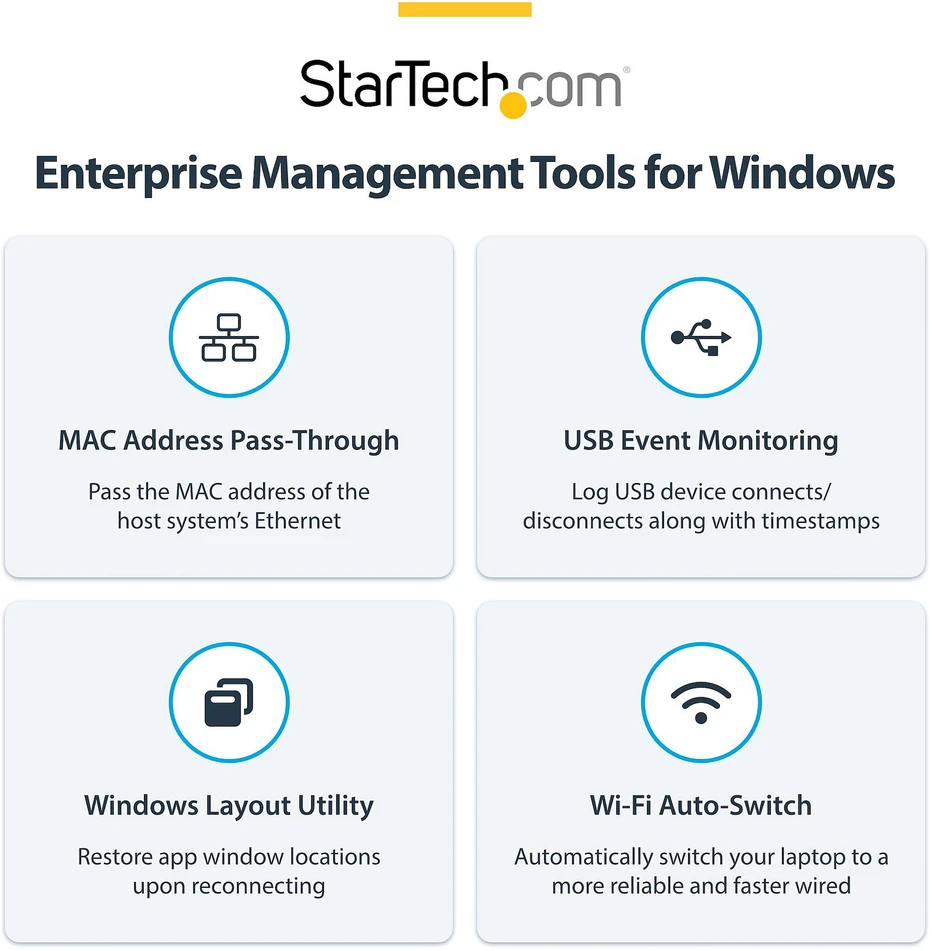 Stacja/replikator StarTech USB-C (199UE-USBC-DOCK)