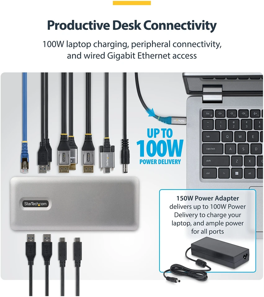 Stacja/replikator StarTech USB-C (199UE-USBC-DOCK)