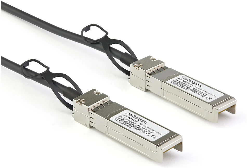 StarTech StarTech DACSFP10G2M 2m SFP+ optinis kabelis, juodas