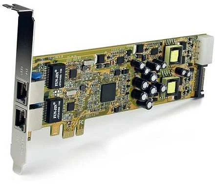 „StarTech.com“ dviejų prievadų PCI Express gigabito tinklo plokštė