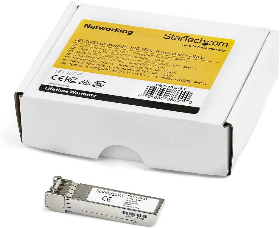 Šakotuvas Modulis SFP StarTech StarTech FET-10G COMPATIBLE/SFP+ MODULE - MM TRANSCEIVER IN