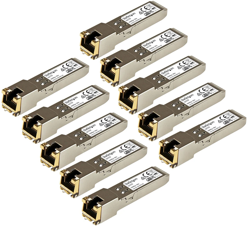 Šakotuvas Modulis SFP StarTech GLCT10PKST