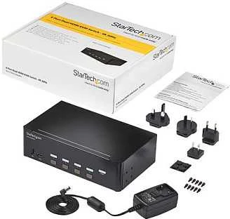 Jungiklis StarTech StarTech HDMI KVM 4K30 DUAL DISPLAY/. IN