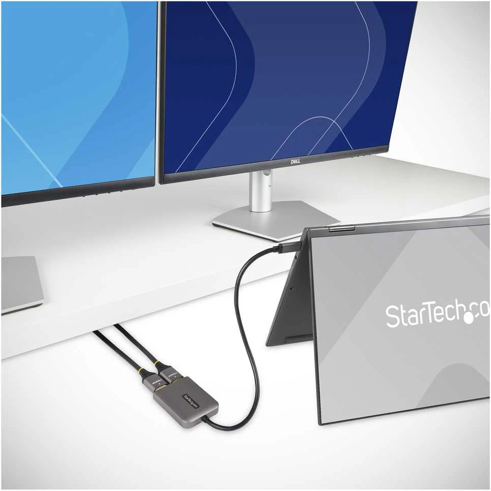 USB adapteris StarTech MST14CD122HD išorinės grafikos kortelės usb 3840 x 2160 px Juodas, Pilka