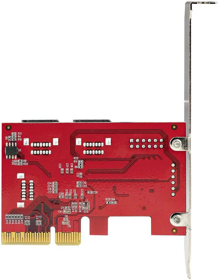 „StarTech SATA PCIE“ plokštė – 6 prievadų (6 GB/s) / PCIE SATA išplėtimo plokštė ASM1166