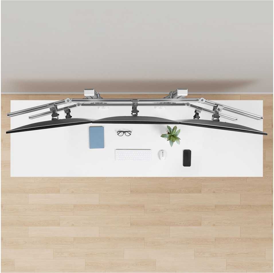 StarTech laikiklis 6 monitoriams 17''–32'' ant stalo su skersine juosta (6-MONITORIUS-ARM-A)