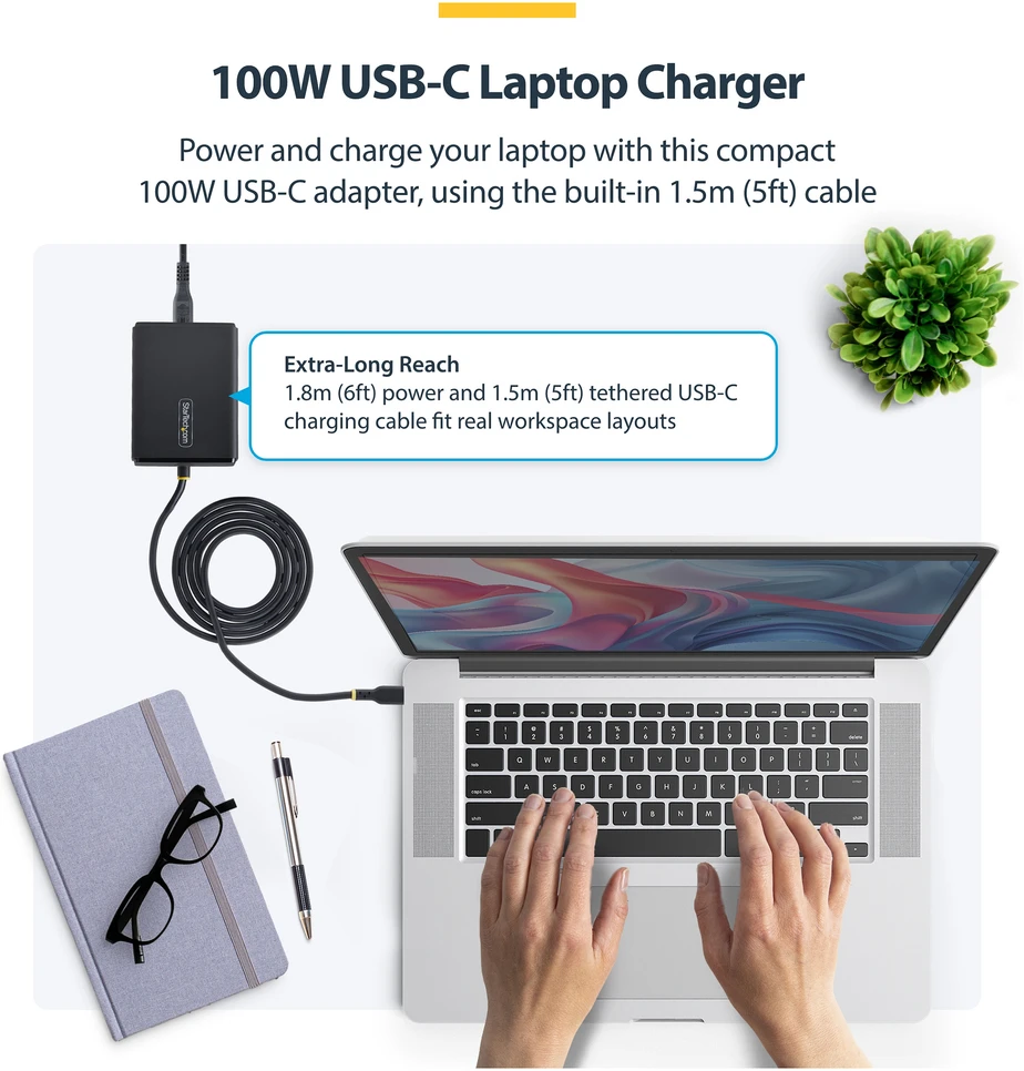 StarTech 100W USB-C LAPTOP CHARGER - .