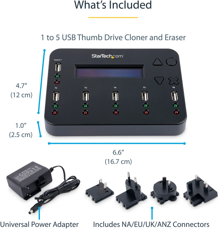StarTech USB atminties replikatorius 1: 5 (USBDUP15)