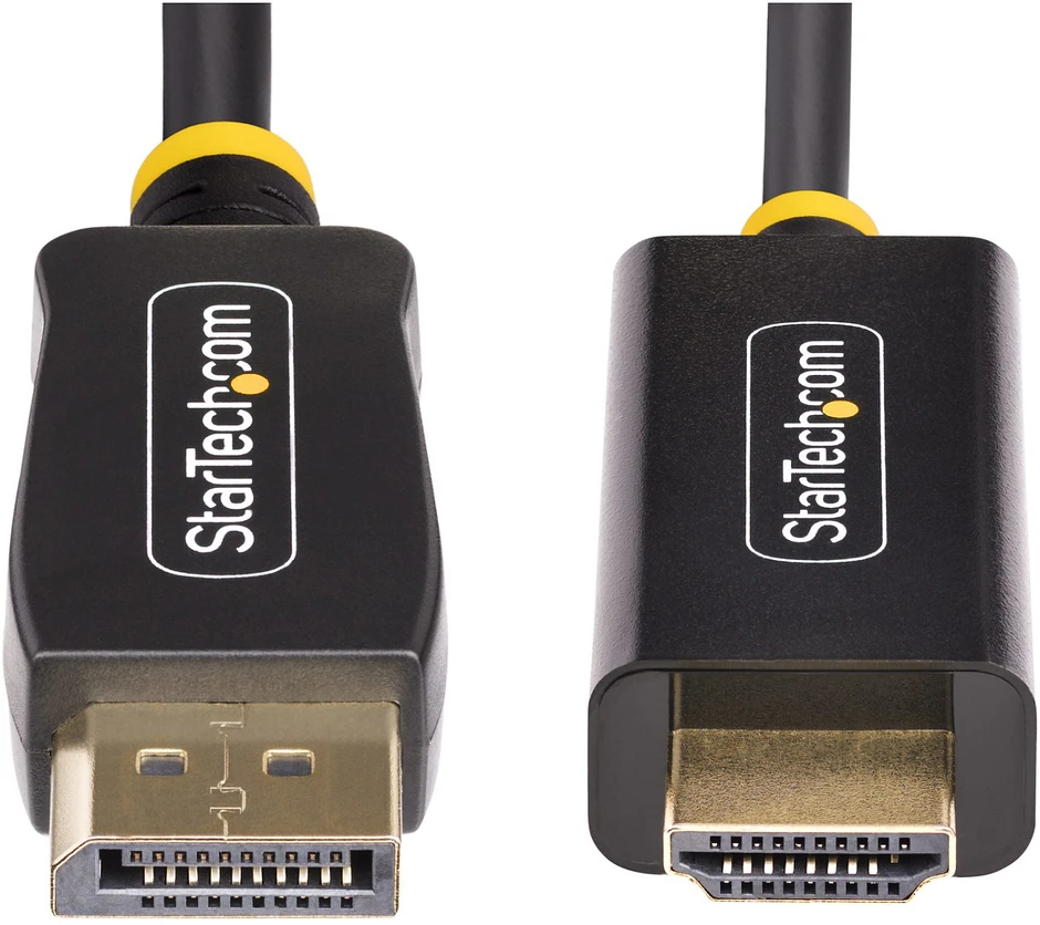 Adapteris AV StarTech StarTech 1M-DP-HDMI-4K60-HDR adapter kablowy DisplayPort HDMI Typu A (Standard) Juodas