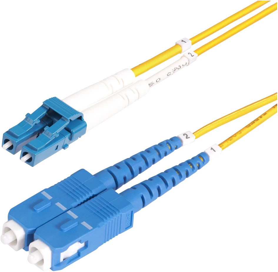 „StarTech“ 1M LC į SC OS2 šviesolaidinis kabelis / OS2 / UPC / DUPLEX / LSZH