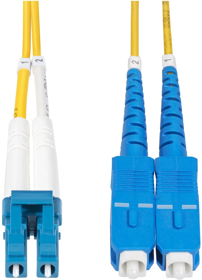 „StarTech“ 1M LC į SC OS2 šviesolaidinis kabelis / OS2 / UPC / DUPLEX / LSZH