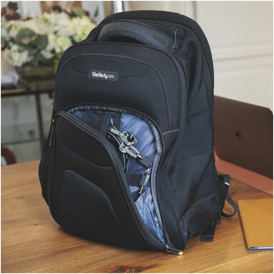 Laikiklis Startechcom StarTech apsauginis kabelis 2 m (UNIVMK25-LAPTOP-LOCK)