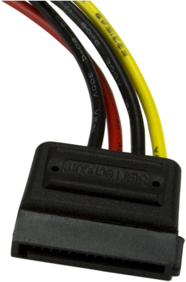 „StarTech Molex“ – SATA, 0,15 m, daugiaspalvis (SATAPOWADAP)