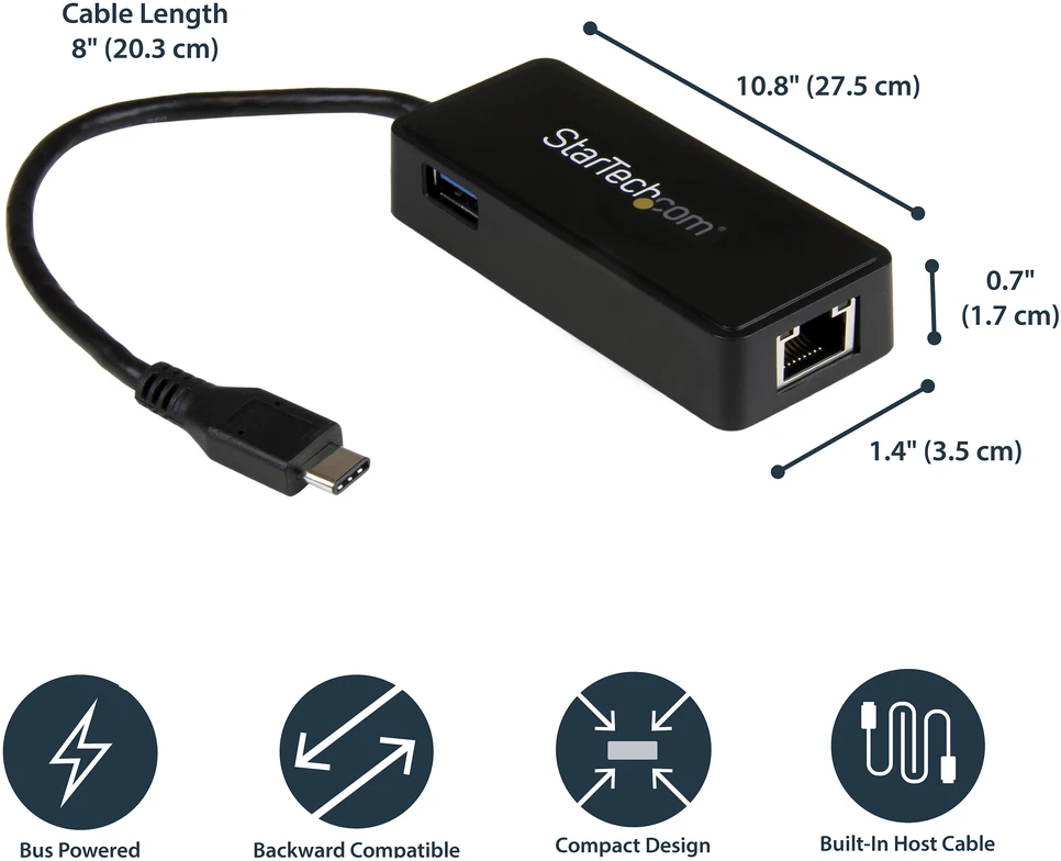 Karta jungiama į tinklą StarTech US1GC301AU