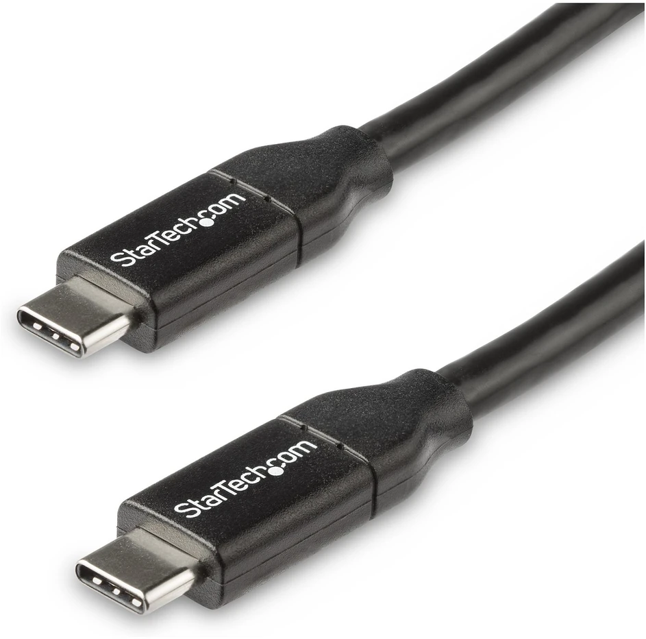 USB kabelis StarTech USB-C - USB-C 0,5 m Juodas (USB2C5C50CM)