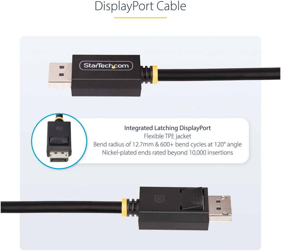 StarTech VESA-CERTIFIED DP 2.1 CABLE/VESA CERTIFIED/DP 2.1/DP80/UHBR2