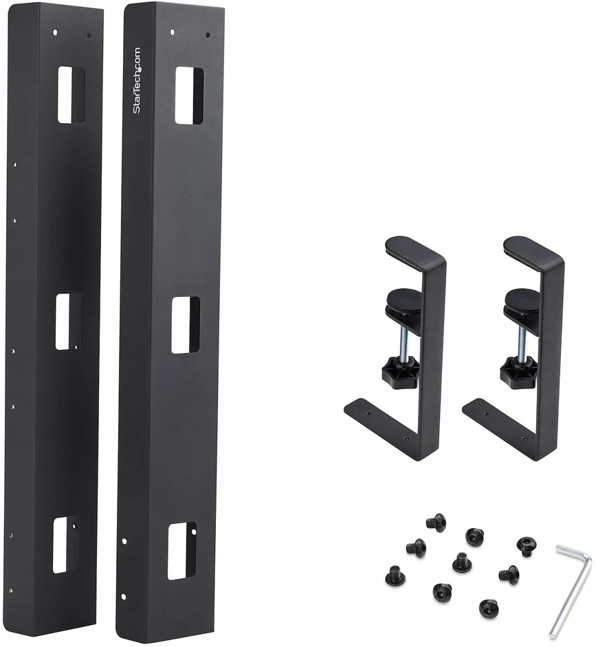 Organizatorius StarTech StarTech CALB-DESK-CABLE-TRAY kabelių organizatorius Stalo kabelių lovelis Juodas 1 vnt.