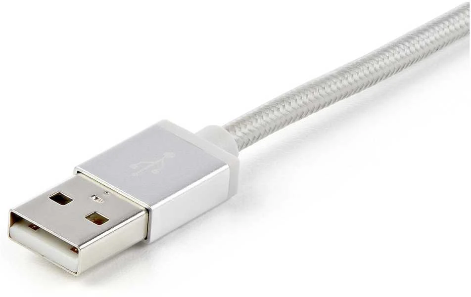 Kabelis USB StarTech USB-A - USB-C + microUSB + Lightning 1 m Sidabrinė (LTCUB1MGR)