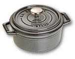 Staub La Cocotte Apvalus ketaus puodas 400 ml, pilkas