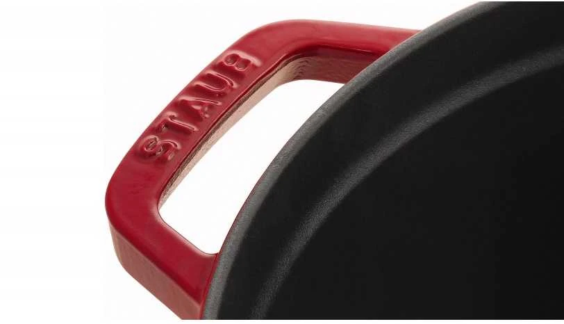 Staub La Cocotte 20cm apvalus, vyšnia, ketaus