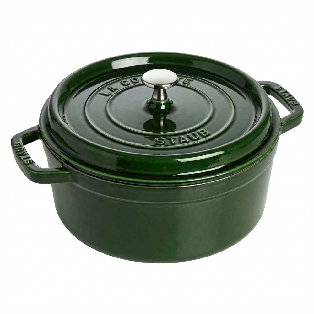 Zwilling Keptuvė - Staub Roaster Round 24cm 3.8L Ketaus Žalia