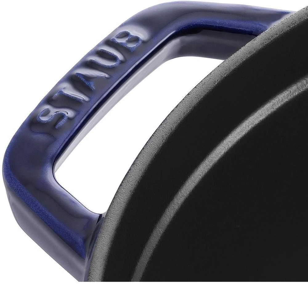 Staub Round Cocotte, 24cm ketaus, tamsiai mėlyna