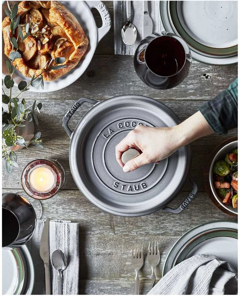 Zwilling STAUB Ketaus apvalus puodas 40500-246-0 3,8l grafitas