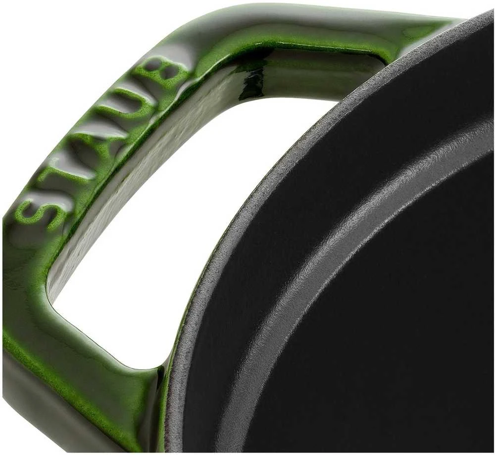 Puodas STAUB żeliwny owalny 6.7 ltr žalia universalus