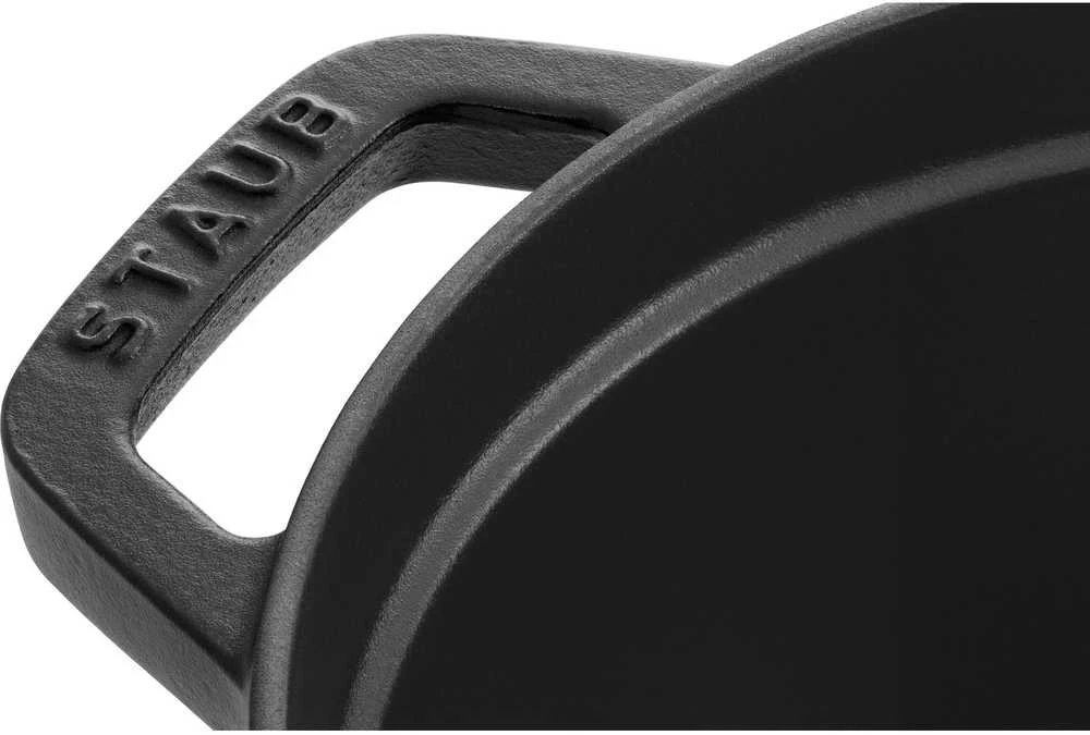 Zwilling Keptuvė - Staub Ovali Keptuvė 41cm 12L Ketaus Emalis Juoda