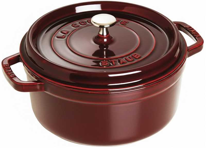 STAUB SPECIAL COCOTTE Apvalus ketaus puodas, lelija, 3,5 ltr, grenadinas