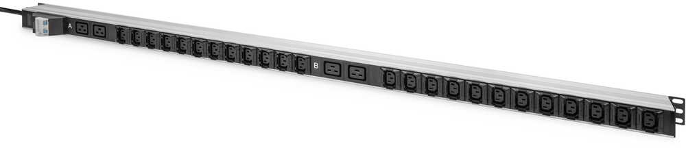 Digitus Bazinis IT maitinimo blokas, 1 fazės 32A, 24 x C13, 4 x C19, 3m maitinimo kabelis, IEC 60309 32A kištukas
