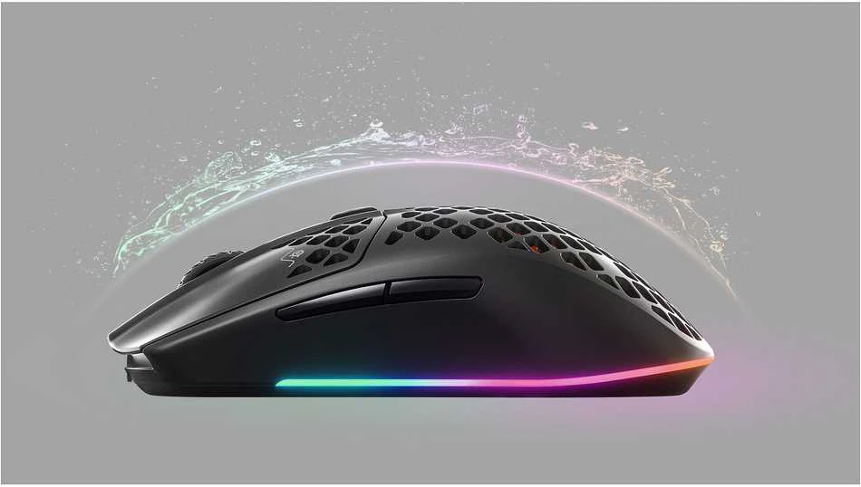 Žaidimų pelė SteelSeries Aerox 3 Onyx , Juodos spalvos
