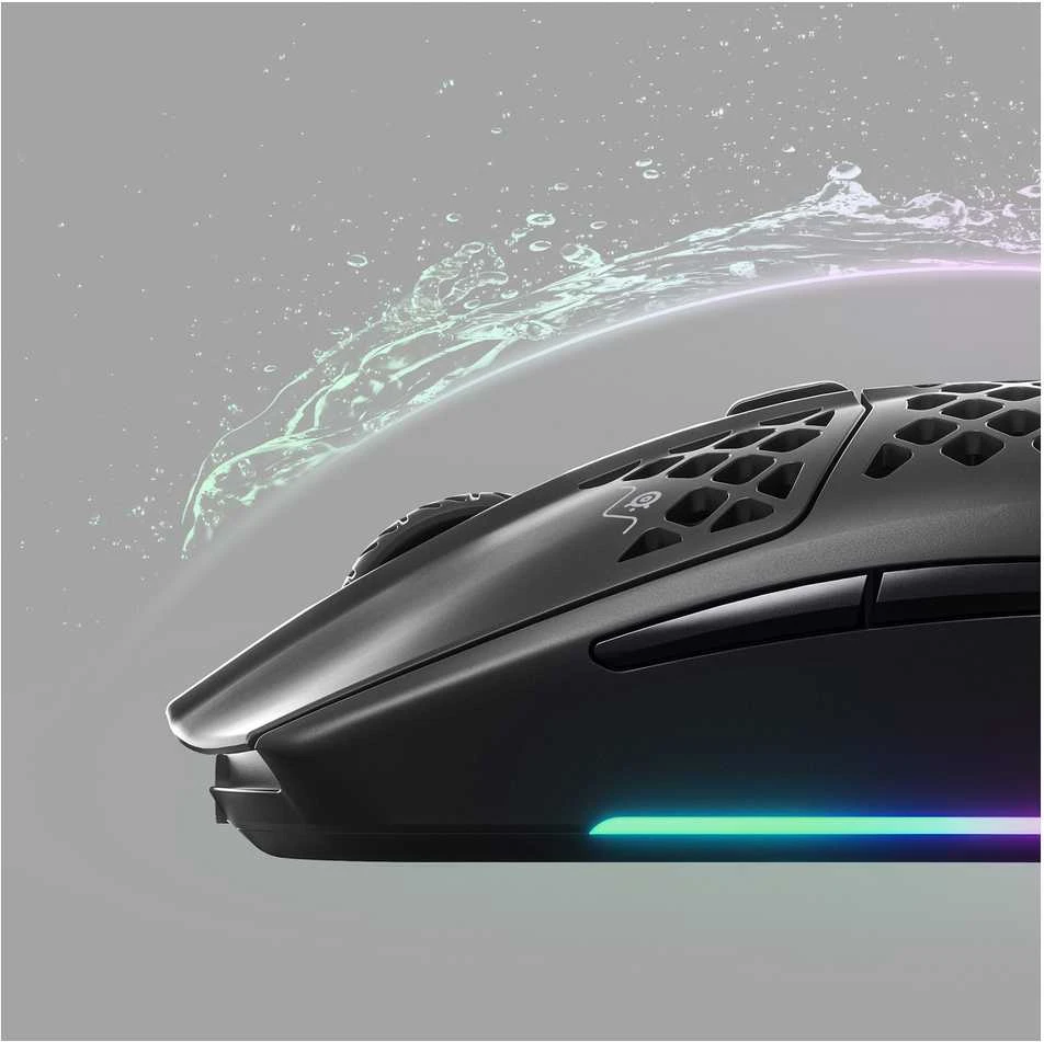 Žaidimų pelė SteelSeries Aerox 3 Onyx , Juodos spalvos