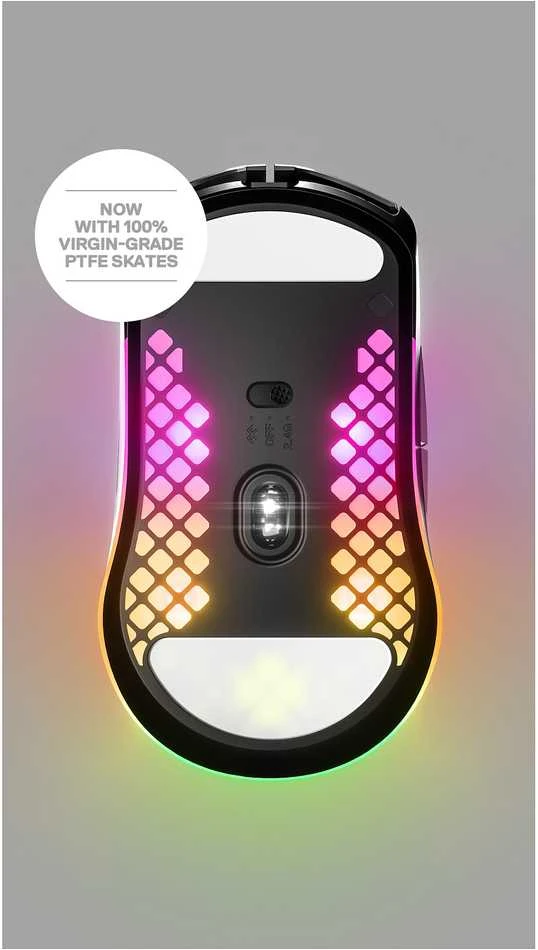 Žaidimų pelė SteelSeries Aerox 3 Onyx , Juodos spalvos
