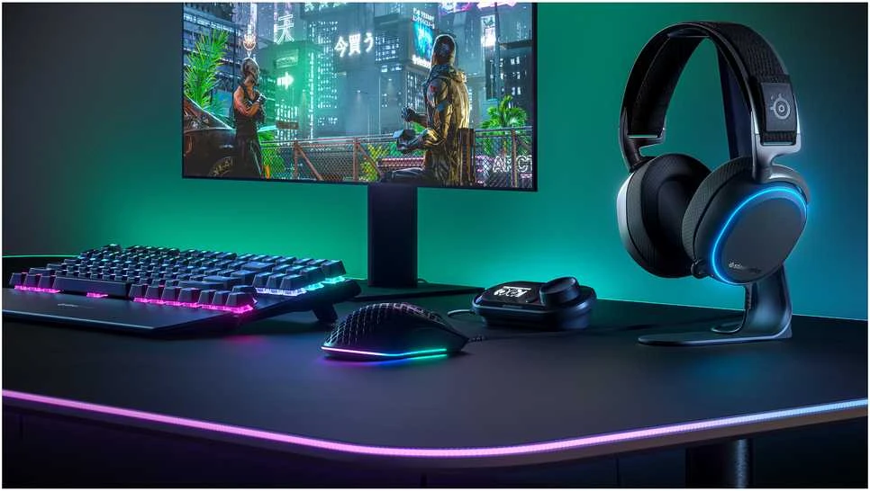 Žaidimų pelė SteelSeries Aerox 3 Onyx , Juodos spalvos