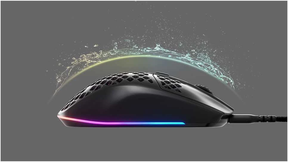 Žaidimų pelė SteelSeries Aerox 3 Onyx , Juodos spalvos