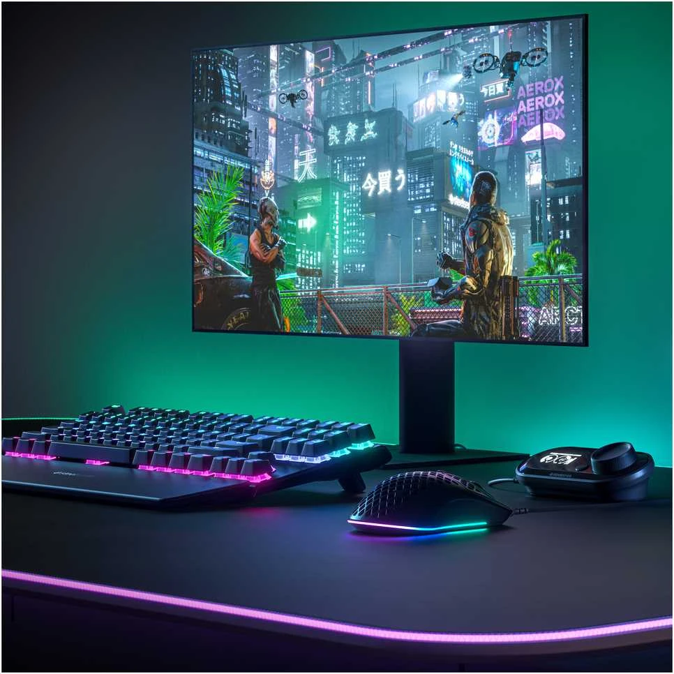 Žaidimų pelė SteelSeries Aerox 3 Onyx , Juodos spalvos