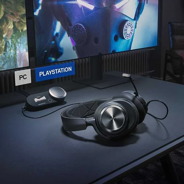 Ausinės žaidimams SteelSeries Arctis Nova Pro, Skirta PC ir PlayStation, Juodos spalvos