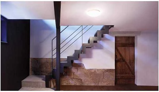 Lubinis šviestuvas Lubos žibintas Steinel LED planonier 9.5W Steinel RS PRO LED P1 Ver.3 NW 1010lm 4000K su ST056032 jutikliu