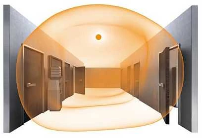 Lubinis šviestuvas Lubos žibintas Steinel LED planonier 9.5W Steinel RS PRO LED P1 Ver.3 NW 1010lm 4000K su ST056032 jutikliu