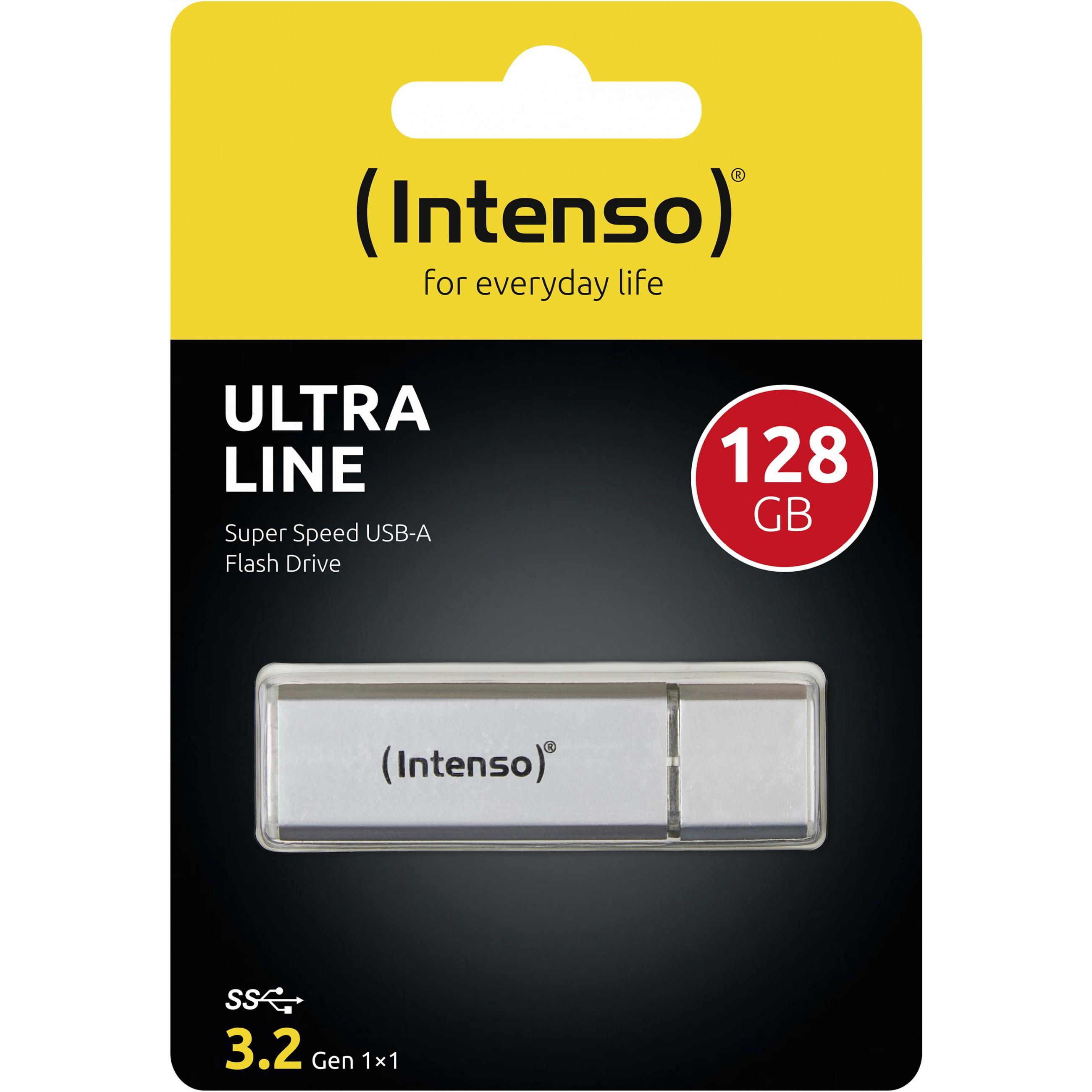 INTENSO 3531491 Flashdrive Intenso Ultra Line 128GB USB3, iki 35/20MBs, Aliuminio