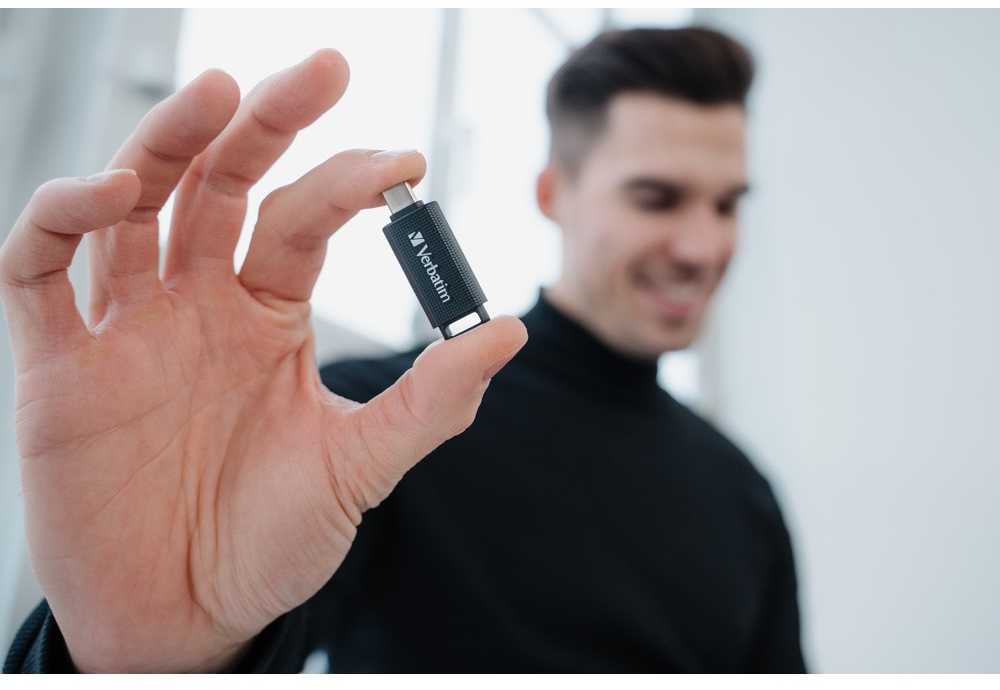 Verbatim Pendrive 128GB USB-C juodos spalvos 49459