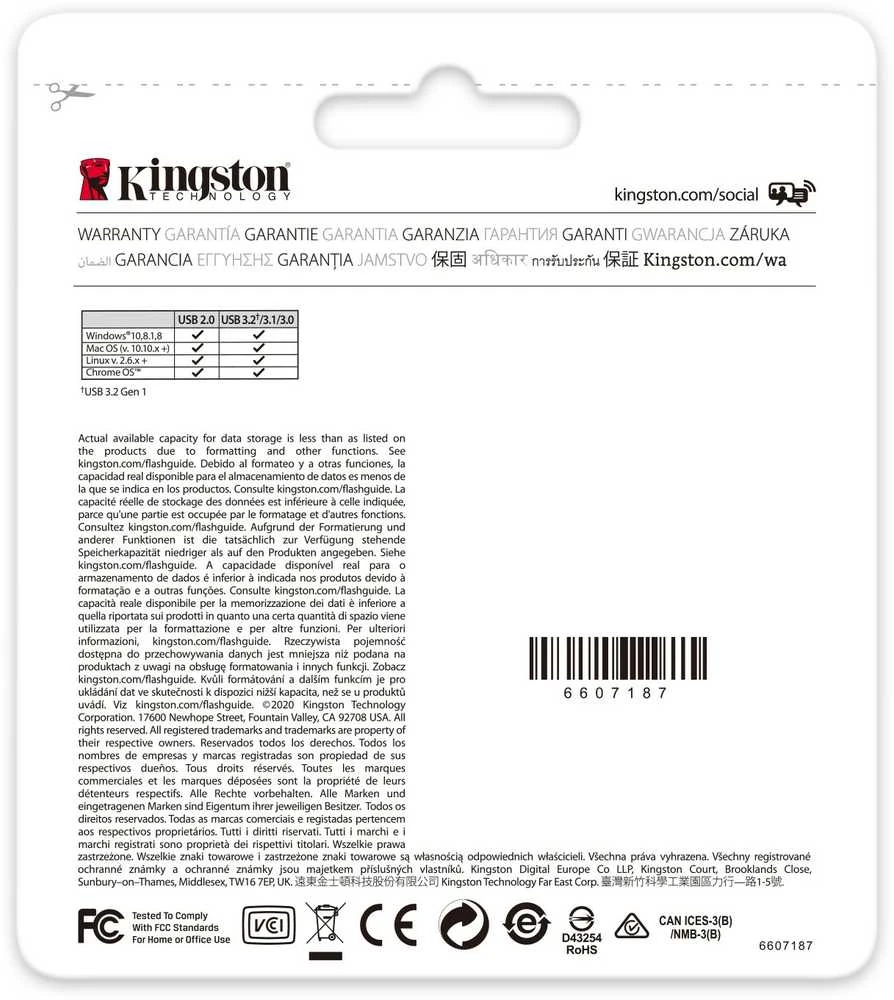 USB laikmena Kingston DataTraveler Kyson 256GB USB 3.2 Gen 1