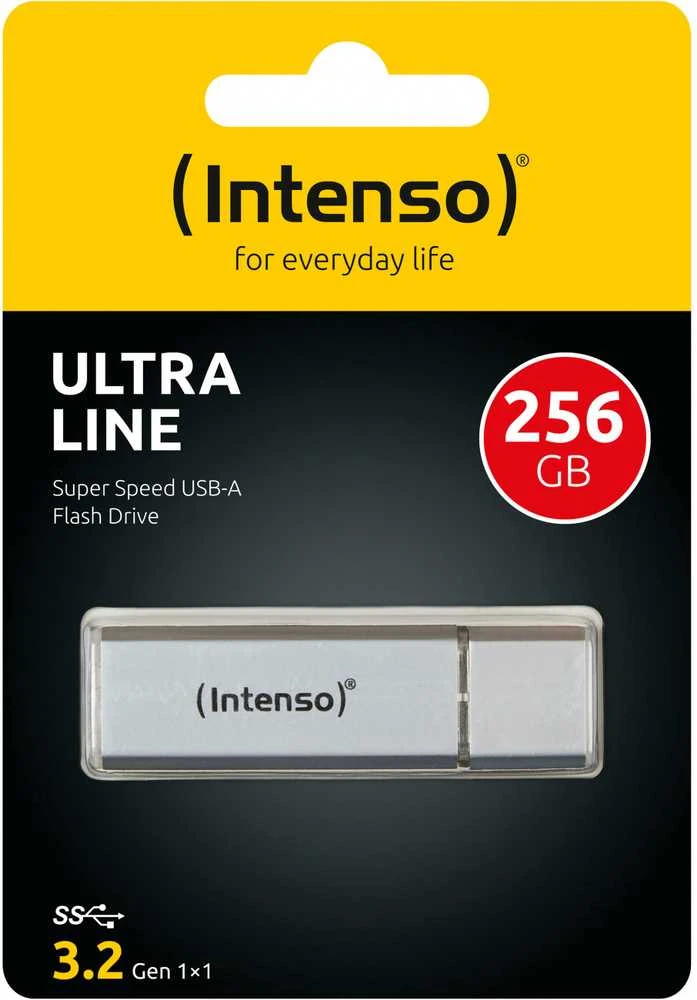 STICK 256GB 3.0 Intenso Ultra Line Sidabrinis
