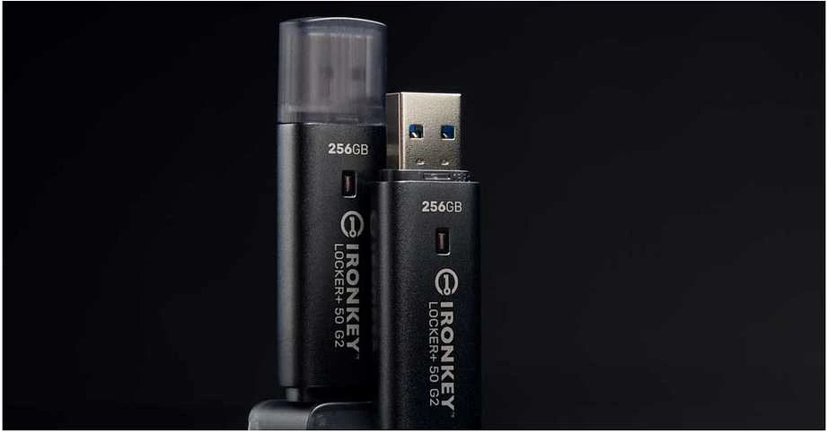 „Kingston IronKey Locker+ 50 G2“ 256 GB USB 3.2 atmintinė