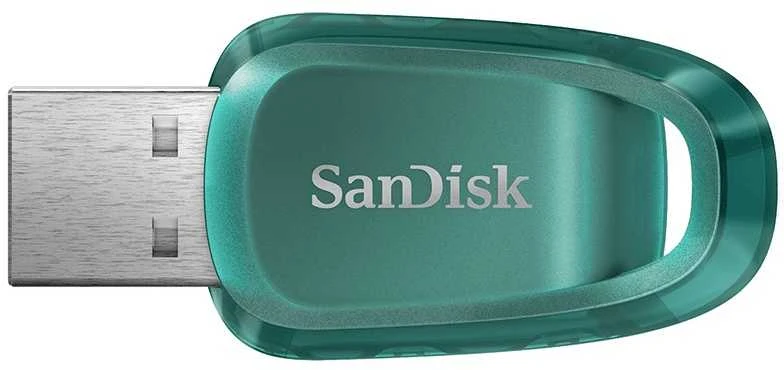 USB laikmena SanDisk Ultra ECO 256GB USB 3.2, Žalios spalvos